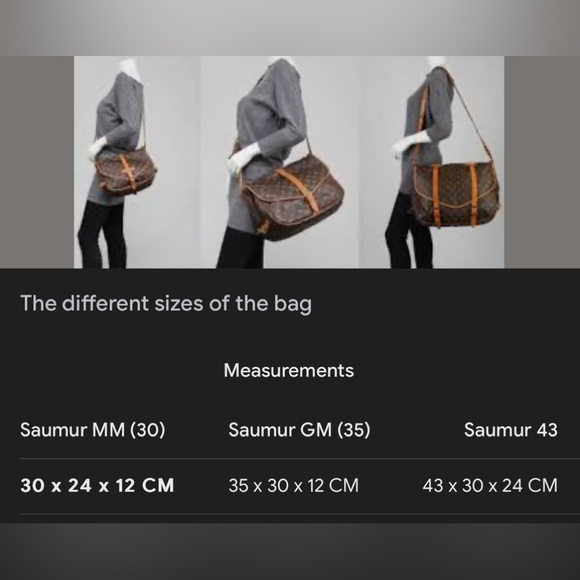 Authentic Louis Vuitton Saumur 2 sided crossbody. - Picture 14 of 14